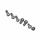 Audi 3Q0-898-716-A Cushion Frame Hardware Kit Audi 3Q0-898-716-A Cushion Frame Hardware Kit