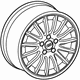 Audi 8T0-071-499-1ZL Wheel, Alloy Audi 8T0-071-499-1ZL Wheel, Alloy