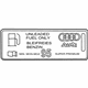 Audi 8E0-010-183-T Fuel Label Audi 8E0-010-183-T Fuel Label