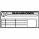 Audi 8R0-010-502-BH Tire Pressure Label