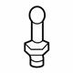 Audi WHT-005-404 Engine Cover Ball Stud