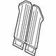 Audi 80A-963-557-A Seat Back Heater Audi 80A-963-557-A Seat Back Heater