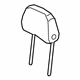 Audi 80A-881-901-AK-DSP Headrest Audi 80A-881-901-AK-DSP Headrest