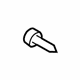 Audi N-909-197-01 Upper Center Pillar Trim Screw Audi N-909-197-01 Upper Center Pillar Trim Screw