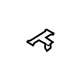 Audi 1Z0-971-848-E Positive Cable Bracket Audi 1Z0-971-848-E Positive Cable Bracket