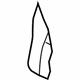 Audi 8K0-885-776-G Seat Back Pad