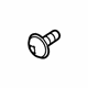 Audi N-909-101-02 Upper Center Pillar Trim Bolt Audi N-909-101-02 Upper Center Pillar Trim Bolt