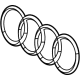 Audi 8J0-853-605-B-2ZZ Emblem Audi 8J0-853-605-B-2ZZ Emblem