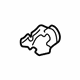 Audi 077-971-845-A Power Steering Pump Holder Audi 077-971-845-A Power Steering Pump Holder