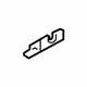 Audi 8K0-853-929-B Roof Molding Retainer Clip Audi 8K0-853-929-B Roof Molding Retainer Clip