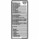 Audi 8K1-010-503-B Info Label