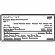 Audi 079-010-533-AA Emission Label Audi 079-010-533-AA Emission Label