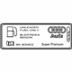 Audi 8K0-010-508-BH Fuel Label Audi 8K0-010-508-BH Fuel Label