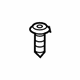 Audi 1K0-825-951 Under Cover Retainer Screw Audi 1K0-825-951 Under Cover Retainer Screw