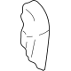 Audi 4K0-881-775-AN Seat Back Pad Audi 4K0-881-775-AN Seat Back Pad