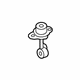 Audi 4M0-199-870-AM Bearing Support Audi 4M0-199-870-AM Bearing Support
