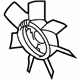Audi 077-121-301-B Fan Blade Audi 077-121-301-B Fan Blade