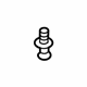 Audi WHT-000-351 Retaining Bracket Ball Stud Audi WHT-000-351 Retaining Bracket Ball Stud