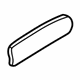 Audi 4B0-839-239-A-GRU Handle Plate Audi 4B0-839-239-A-GRU Handle Plate