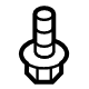 Audi WHT-009-012-B Overslam Bumper Bolt Audi WHT-009-012-B Overslam Bumper Bolt