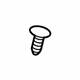 Audi N-106-428-01 Belt Weatherstrip Screw