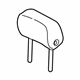 Audi 4K0-881-901-J-PRB Headrest Audi 4K0-881-901-J-PRB Headrest
