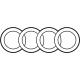 Audi 4M0-853-742-E-90A Audi Sign Audi 4M0-853-742-E-90A Audi Sign
