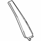 Audi 4E0-853-289-A-Y9B Pillar Molding Audi 4E0-853-289-A-Y9B Pillar Molding