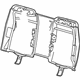 Audi 4E0-885-707 Seat Back Frame Audi 4E0-885-707 Seat Back Frame