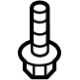 Audi N-912-400-01 Trans Crossmember Mount Bolt Audi N-912-400-01 Trans Crossmember Mount Bolt