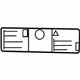 Audi 8E0-010-170-G A/C Label Audi 8E0-010-170-G A/C Label