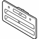 Audi 4H0-807-285-BF-1RR License Bracket Audi 4H0-807-285-BF-1RR License Bracket