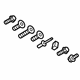 Audi 8S0-098-615 Hood Mount Kit Audi 8S0-098-615 Hood Mount Kit