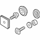 Audi 427-898-283-A Back Glass Hardware Kit Audi 427-898-283-A Back Glass Hardware Kit