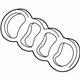 Audi 4D0-853-605-A-2ZZ Emblem Audi 4D0-853-605-A-2ZZ Emblem