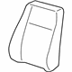 Audi 4N1-881-805-J-1MO Seat Back Cover