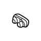 Audi 4B0-260-753 A/C Hose Grommet Audi 4B0-260-753 A/C Hose Grommet