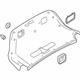 Audi 4G5-867-975-B-36R Trunk Lid Trim