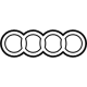 Audi 4K4-853-742-A-T94 Emblem Audi 4K4-853-742-A-T94 Emblem