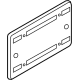 Audi 4KE-827-113-9B9 License Bracket Audi 4KE-827-113-9B9 License Bracket