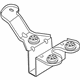 Audi 7L0-614-125-A ABS Control Unit Bracket Audi 7L0-614-125-A ABS Control Unit Bracket