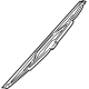 Audi 4M0-955-425-A Wiper Blade Audi 4M0-955-425-A Wiper Blade