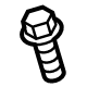 Audi N-106-610-01 Hold Down Clamp Screw Audi N-106-610-01 Hold Down Clamp Screw