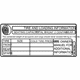Audi 8F0-010-502-CL Tire Pressure Label Audi 8F0-010-502-CL Tire Pressure Label