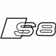 Audi 4D0-853-735-A-2ZZ Nameplate Audi 4D0-853-735-A-2ZZ Nameplate