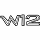Audi 4E0-853-743-T-2ZZ Nameplate Audi 4E0-853-743-T-2ZZ Nameplate