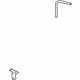 Audi 8E0-422-162-A Power Steering Cooler Bracket Audi 8E0-422-162-A Power Steering Cooler Bracket