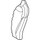 Audi 4M8-881-775 Seat Back Pad