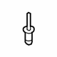 Audi N-905-113-02 Center Reinforcement Rivet Audi N-905-113-02 Center Reinforcement Rivet
