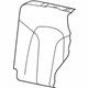 Audi 4L0-885-805-A-1C3 Seat Back Cover Audi 4L0-885-805-A-1C3 Seat Back Cover